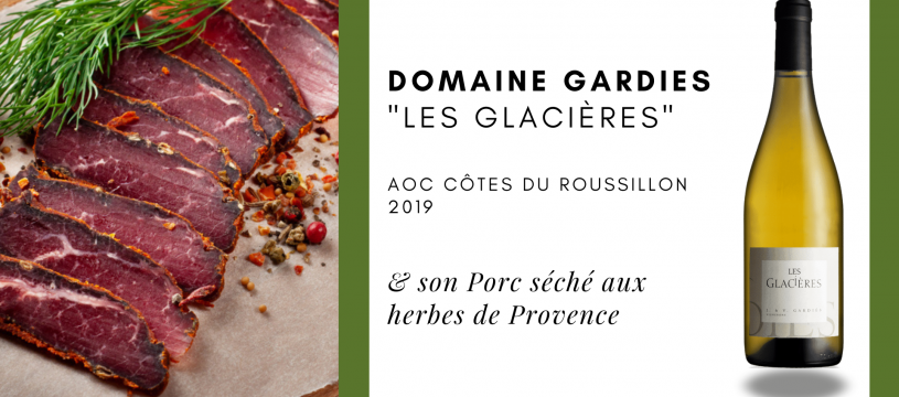 Accord mets et vin : Porc séché aux herbes de Provence